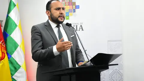 Roberto R&iacute;os, ministro de gobierno. (Foto: ABI).