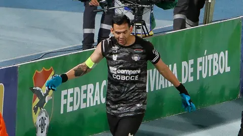 Arnaldo 'el Pipo' Gim&eacute;nez, arquero de Wilstermann. (Foto: Opini&oacute;n Bolivia).