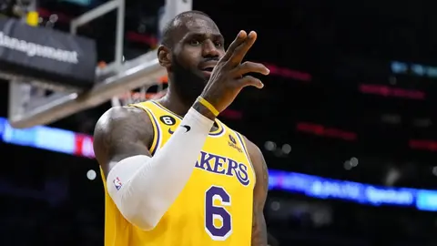 LeBron James, jugador de baloncesto. (Foto. Los Angeles Times).