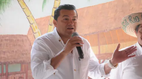 Jhonny Fern&aacute;ndez, alcalde cruce&ntilde;o. (Foto: Erbol).