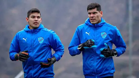 Rub&eacute;n Cordano y Carlos Emilio Lampe. (Foto: Club Bol&iacute;var)