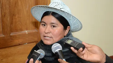 Primitiva Guarachi, presidenta departamental de Movimiento al Socialismo en Cochabamba. (Foto: Flickr).