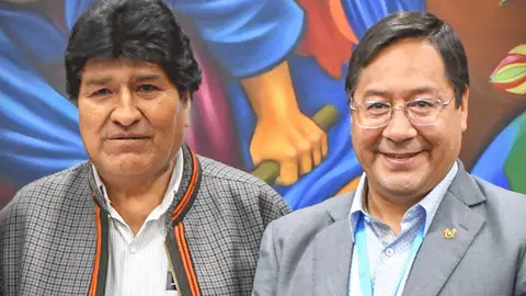 Evo Morales y Luis Arce. (Foto: Erbol).