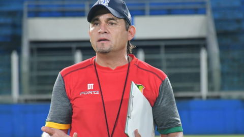 Daniel Brizuela, director t&eacute;cnico de Palmaflor. (Foto. El Deber).