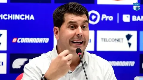 Ismael Rescalvo, entrenador espa&ntilde;ol. (Foto. Emelec).