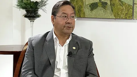 Luis Arce, presidente de Bolivia. (Foto: Opini&oacute;n Bolivia).