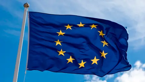 Bandera uni&oacute;n europea. (Foto: Archivo Espa&ntilde;ol).