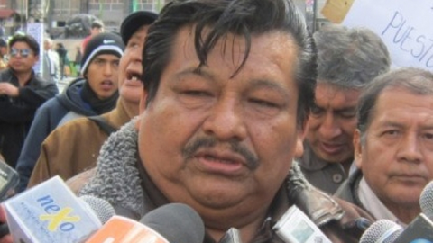 Jes&uacute;s Cahuana, dirigente gremial cruce&ntilde;o. (Foto: ANF).
