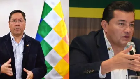 Luis Arce y Jhonny Fern&aacute;ndez. (Foto: P&aacute;gina Siete)