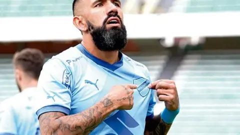 Ronnie Fern&aacute;ndez, delantero chileno. (Foto: El Potos&iacute;).