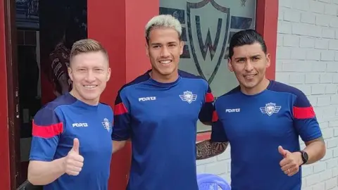 Alejandro Chumacero, Marcelo Su&aacute;rez y Rudy Cardozo. (Foto: Unitel).