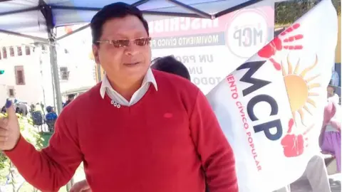 Johnny Llalli, alcalde potosino. (Foto: El Potos&iacute;).
