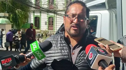 Iv&aacute;n Melendez, representante de la plataforma ciudadana Otra Bolivia es posible. (Foto: La Patria).
