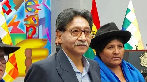 Marcelino Quispe, ministro de miner&iacute;a y metalurg&iacute;a. (Foto: Urgente.bo).