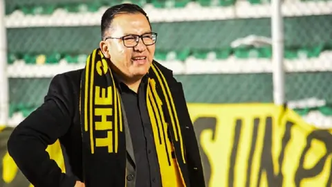H&eacute;ctor Montes, presidente de The Strongest. (Foto: Deporte Total).
