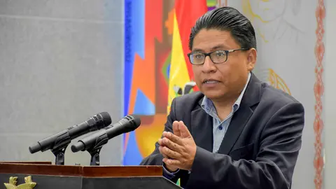 Iv&aacute;n Lima, ministro de justicia. (Foto: Los Tiempos).