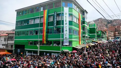 Movilizaci&oacute;n de Adepcoca. (Foto: P&aacute;gina Siete).