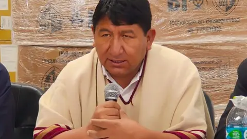 Jhonny Mamani, gobernador de Potos&iacute;. (Foto: La Raz&oacute;n).
