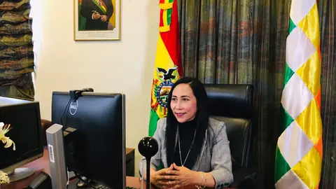Katia Rivera, directora general de la Autoridad General de Impugnaci&oacute;n Tributaria. (Foto: AIT).