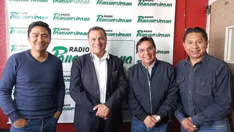 De izquierda a derecha: Marcelo Arequipa, Franklin Pareja, Marcelo Silva y Jos&eacute; Luis Flores.