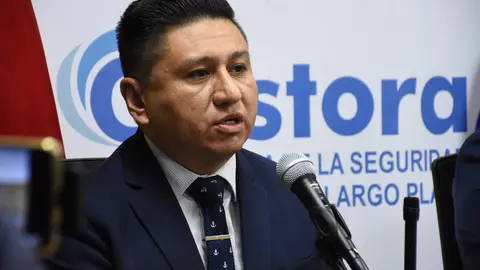 Mois&eacute;s Murillo, gerente nacional de inversiones de la Gestora P&uacute;blica de Seguridad de Largo Plazo. (Foto: ABI).