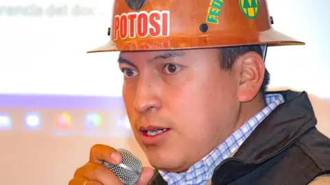 Marco Copa, gobernador interino de Potos&iacute;. (Foto: Unitel).