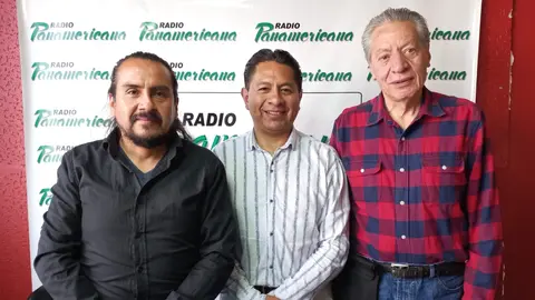 De izquierda a derecha: Mart&iacute;n Moreira, Jos&eacute; Luis Flores, y Carlos Borht