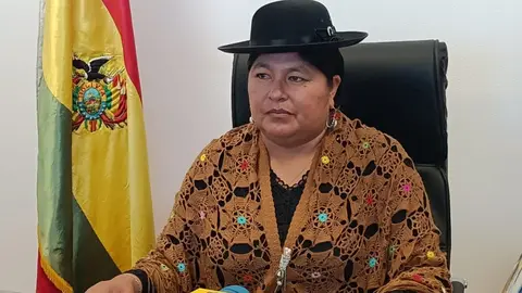 Simona Quispe, senadora del MAS. (Foto: La Patria).