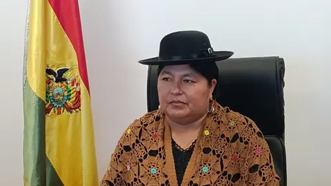 Simona Quispe, senadora del MAS. (Foto: La Patria).
