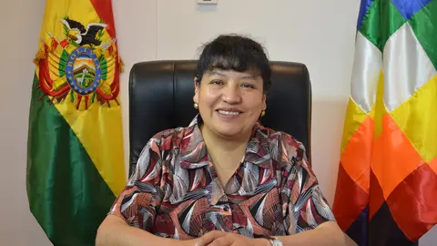 Daly Santa Mar&iacute;a, senadora de Comunidad Ciudadana. (Foto: RR. SS.).