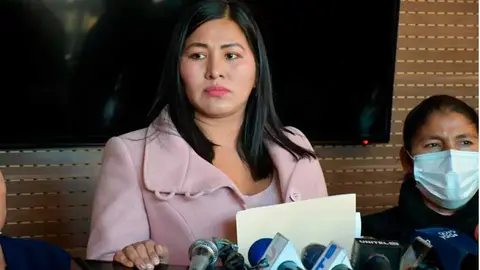 Estefan&iacute;a Morales, diputada masista. (Foto. Prensa Latina).
