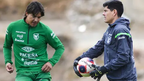 Marcelo Moreno Martins y Carlos Emilio Lampe. (Foto: Opini&oacute;n Bolivia).
