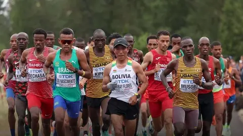 H&eacute;ctor Garibay, atleta boliviano. (Foto: Metropli24).
