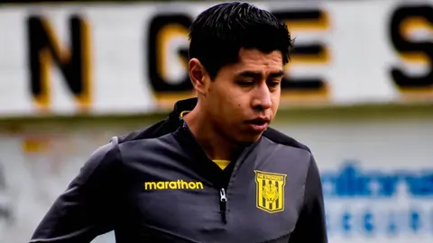Diego Wayar, mediocampista boliviano. (Foto: Asiel Jim&eacute;nez).