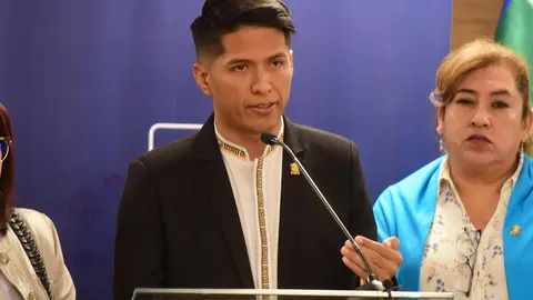 Andr&oacute;nico Rodr&iacute;guez, senador del MAS. (Foto. La Raz&oacute;n).