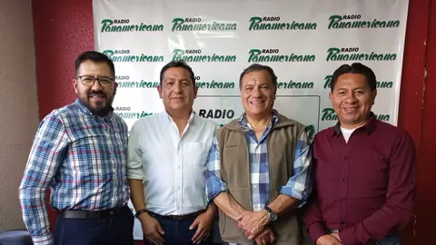 De izquierda a derecha: Jos&eacute; Pedro Ugarte, Jos&eacute; Luis Bedregal, Franklin Pareja, y Jos&eacute; Luis Flores.