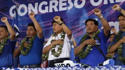 Congreso masista en Lauca &Ntilde;. (Foto: El Deber).