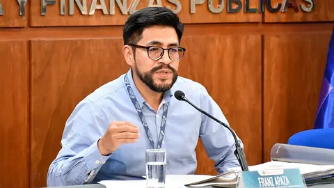 Franz Apaza, viceministro de pensiones. (Foto: SAB).