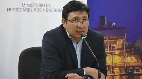 Franklin Molina, ministro de hidrocarburos y energ&iacute;a. (Foto: Ahora El Pueblo).