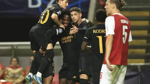 Real Madrid vs Braga. (Foto: CNN).