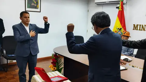 Marcelo Ballesteros, viceministro de pol&iacute;tica minera. (Foto. Ahora el Pueblo).
