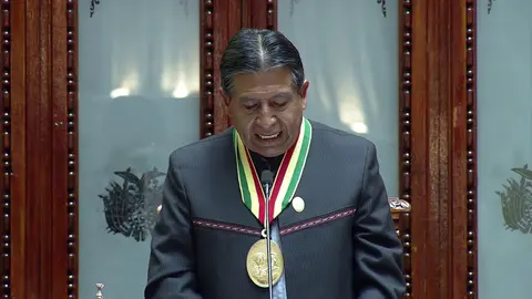 David Choquehuanca, vicepresidente de Bolivia. (Foto. RR. SS.).