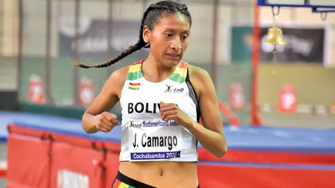 Jhoselyn Camargo, atleta boliviana. (Foto: Opini&oacute;n).