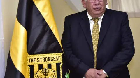 Ronald Crespo, dirigente The Strongest. (Foto: RR. SS.).
