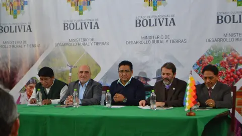 Ministerio de Desarrollo Rural y Tierras. (Foto: MDryT).