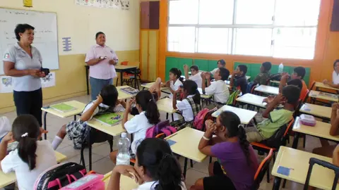 Unidad Educativa en Beni, imagen referencial. (Foto: Viciministerio de Comunicaci&oacute;n).