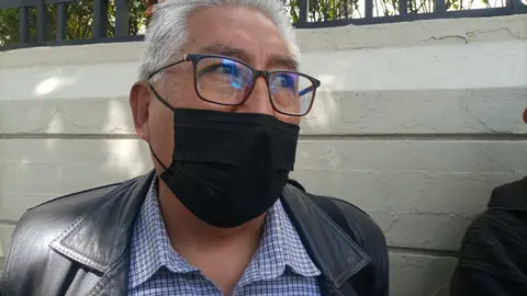 Mario Delgado, representante de la organizaron &ldquo;Vanguardia de jubilados". (Foto: &Eacute;xito Noticias).