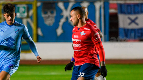 Rodrigo Amaral, mediocampista uruguayo. (Foto. Prensa Wilstermann).