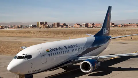 Avi&oacute;n de Boliviana de Aviaci&oacute;n. (Foto. BoA).