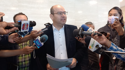 Erwin Baz&aacute;n, diputado de Creemos. (Foto. Bruj&uacute;la Digital).